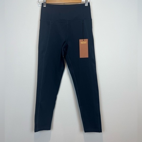 girlfriend collective Pants - Girlfriend Collective Midnight Compressive High-Rise Legging Med NWT